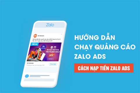 Cách nạp tiền vào tài khoản quảng cáo Zalo ads