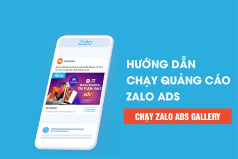 Tạo hình ảnh Gallery chạy quảng cáo Zalo Ads 